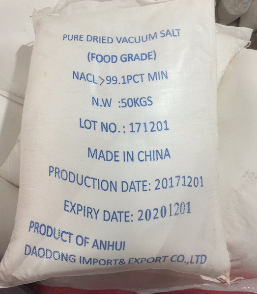 NaCl - Natri Clorua - Hóa Chất Chemi Vina - Công Ty TNHH XNK TM DV Chemi Vina